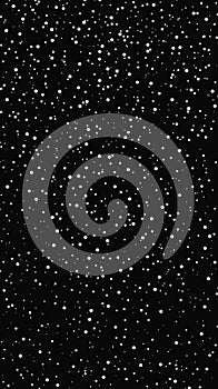 Snowstorm in Space: A Thousand Stars Clock on a Generative Tilin