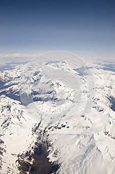 Snowy Alaskan landscape