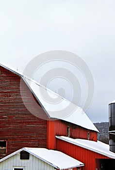 Snowy Barn