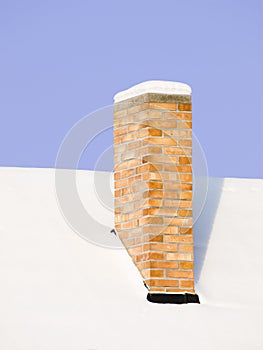 Snowy chimney