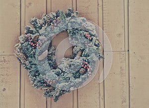 Snowy Christmas Wreath