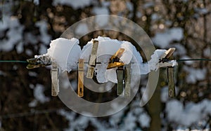 Snowy Clamps