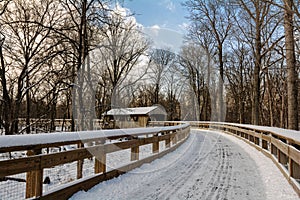 Snowy Covered Bridge Trail