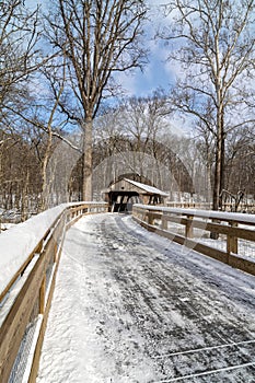 Snowy Covered Bridge Trail