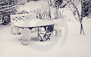 Snowy day in Brondby