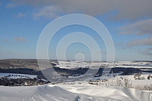 Snowy Erzgebirge
