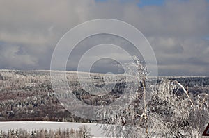 Snowy Erzgebirge