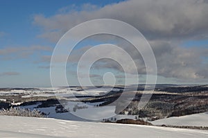 Snowy Erzgebirge