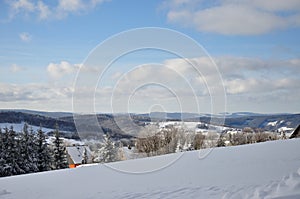 Snowy Erzgebirge