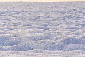 Snow surface texture, winter Christmas background