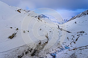 Snowy Julier Pass photo