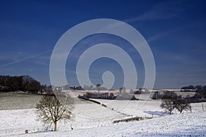 Snowy landscape at Eys