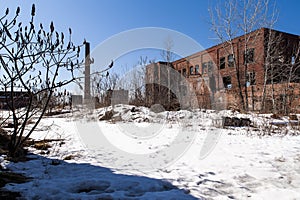 Snowy Morning - Abandoned Republic Rubber Factory - Youngstown, Ohio