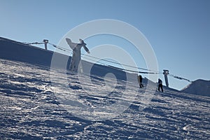 Snowy mountain