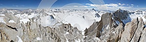 Snowy Mountain Top Panorama