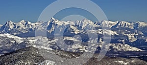 Snowy mountains