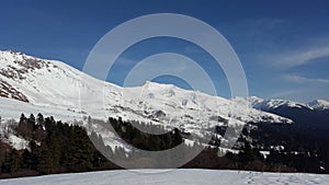 Snowy mountains