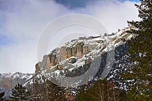 Snowy mountains in Isaba photo