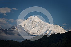 Snowy mountains of Tibet