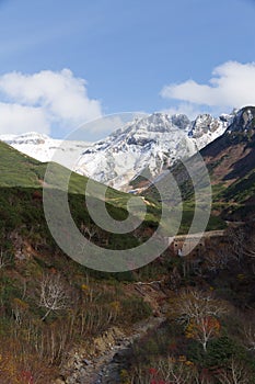 Snowy peaks in the Daisetsuzan