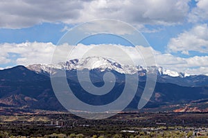 Snowy Pikes Peak