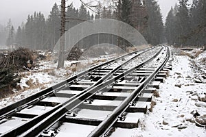 Snowy rails