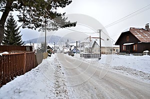 Snowy road