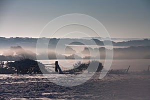 Snowy Scenes around Trearddur bay