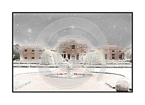 A Snowy Shugborough Hall