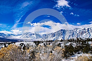 Snowy Sierras on a Sunny Day