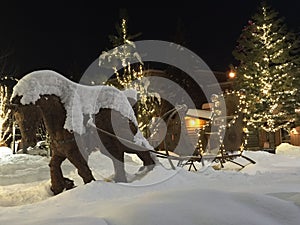 Snowy Sleigh Ride Delight