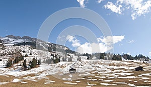 Snowy slopes, Switzerland