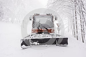 Snowy Snow plow