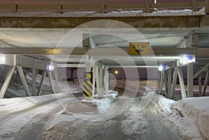 Snowy Underpass photo