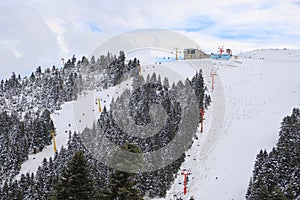 Snowy weather Ski holidays Winter sport and outdoor activities Outdoor tourism, Bursa (Turkey), Uludag ski lift