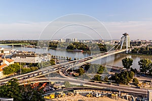 SNP bridge in Bratislava, Slovak
