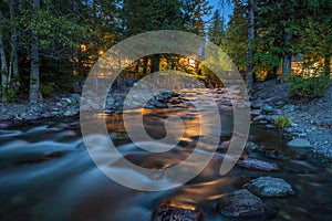 Snyder Creek at Night