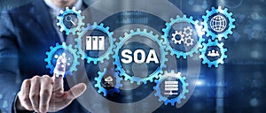 SOA. Service Oriented Architecture under principle of service encapsulation