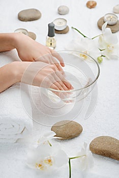 Soak nails in warm water