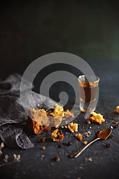 Soaked Rum Cake Crumbs photo