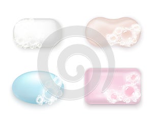 Soap Bars Realistic Set