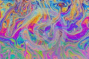 Soap bubble abstract art patterns