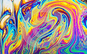 Soap Bubble Abstract ,Multicolored soap bubble abstract background