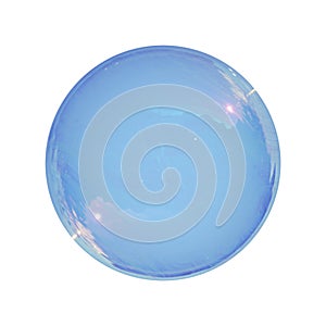 Soap bubble isolated