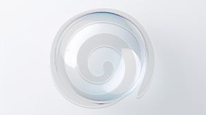 Soap bubble isolated on light background