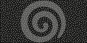 Soap bubbles of different sizes on dark background. Abstract decorative background