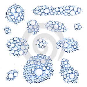 Soap bubbles pattern