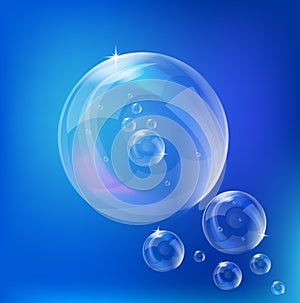 Soap Bubbles - vector