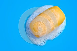 Soap with foam