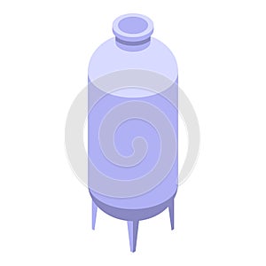 Soap manufacturing icon isometric vector. Cosmetics production